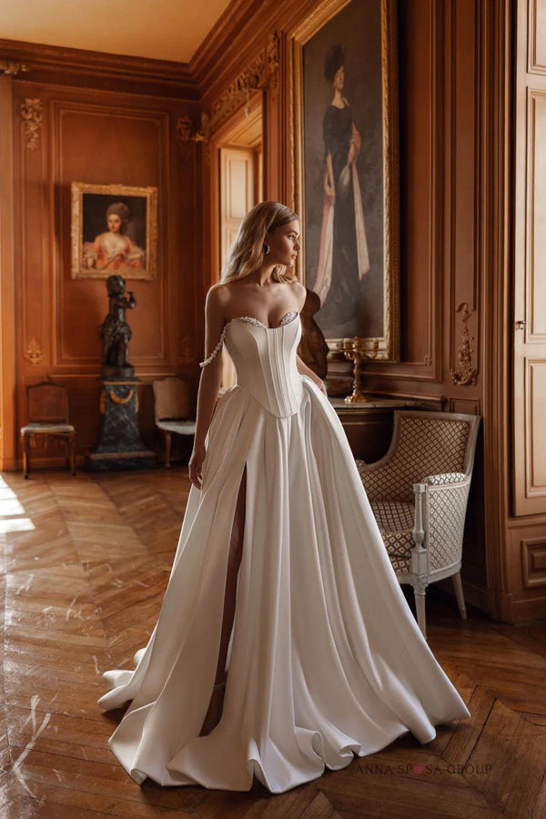 Bernice Off-shoulder Wedding Dress