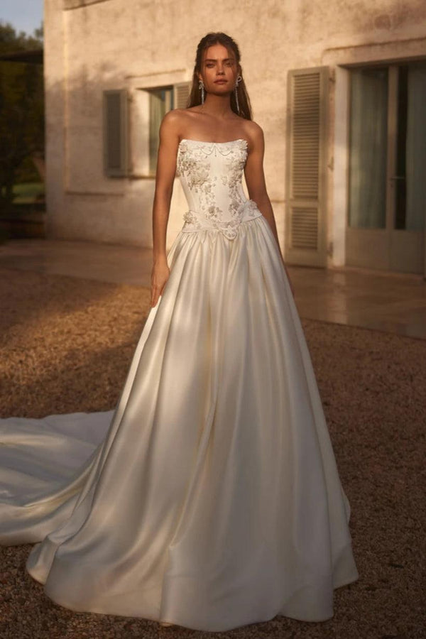 Tannia Strapless Wedding Dress